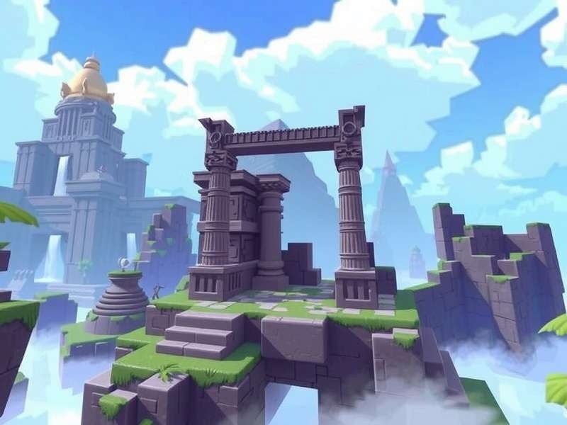 Explore mysterious temples in Eternal Temple Trek Eternal Temple Trek game screenshot showing ancient temple ruins